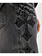 Ninth Hall Defender Crosses Grey Fade Flare Jeans - Thumbnail image 7 of 9