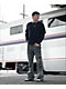 Ninth Hall Defender Crosses Grey Fade Flare Jeans - Thumbnail image 3 of 9