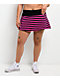 Ninth Hall Delilah Pink & Black Stripe Fold Over Skirt - Thumbnail image 4 of 7