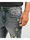 Ninth Hall Destroy Blue Wash Skinny Jeans - Thumbnail image 3 of 7