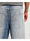 Ninth Hall Detain Light Blue Wash Ultra Loose Fit Shorts - Thumbnail image 4 of 8