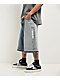 Ninth Hall Detain Light Blue Wash Ultra Loose Fit Shorts - Thumbnail image 6 of 8