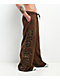 Ninth Hall Divine Conflict Brown Wide Leg Sweatpants - Thumbnail image 6 of 8