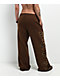 Ninth Hall Divine Conflict Brown Wide Leg Sweatpants - Thumbnail image 2 of 8