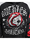 Ninth Hall Ego World Black Wash Distressed Crop Hoodie - Thumbnail image 3 of 6