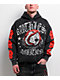 Ninth Hall Ego World Black Wash Distressed Crop Hoodie - Thumbnail image 1 of 6