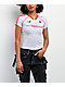 Ninth Hall Emerson White Crop Jersey - Thumbnail image 1 of 10