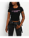 Ninth Hall Everyone's Type Black Crop T-Shirt - Thumbnail image 1 of 4