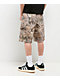 Ninth Hall Faded Camo Double Knee Loose Carpenter Shorts - Thumbnail image 2 of 5