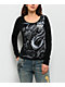 Ninth Hall Fawn Dragon Black Long Sleeve T-Shirt - Thumbnail image 1 of 3