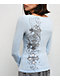 Ninth Hall Fawn Heart Wings Blue Long Sleeve T-Shirt - Thumbnail image 4 of 4