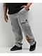 Ninth Hall Flash Tattoo Heather Grey Loose Fit Cargo Sweatpants - Thumbnail image 3 of 9