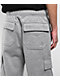 Ninth Hall Flash Tattoo Heather Grey Loose Fit Cargo Sweatpants - Thumbnail image 5 of 9