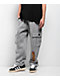 Ninth Hall Flash Tattoo Heather Grey Loose Fit Cargo Sweatpants - Thumbnail image 1 of 9