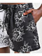 Ninth Hall Flower Split Black & White Board Shorts - Thumbnail image 3 of 5