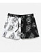 Ninth Hall Flower Split Black & White Board Shorts - Thumbnail image 5 of 5
