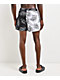 Ninth Hall Flower Split Black & White Board Shorts - Thumbnail image 2 of 5