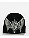 Ninth Hall Fluttering Heart Black Beanie - Thumbnail image 1 of 2