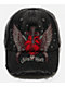 Ninth Hall Fluttering Heart Black Wash Strapback Hat - Thumbnail image 3 of 3