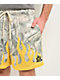 Ninth Hall Forest Fire Camo & Yellow Mesh Short - Thumbnail image 3 of 3