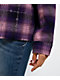 Ninth Hall Freya Rhinestone Pink & Purple Flannel Shirt - Thumbnail image 4 of 5