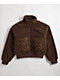 Ninth Hall Fundamentals Amory Deep Taupe Bomber Jacket - Thumbnail image 5 of 5