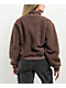 Ninth Hall Fundamentals Amory Deep Taupe Bomber Jacket - Thumbnail image 2 of 5