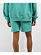 Ninth Hall Fundamentals Bay Blue Relaxed Sweat Shorts - Thumbnail image 2 of 4