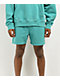 Ninth Hall Fundamentals Bay Blue Relaxed Sweat Shorts - Thumbnail image 1 of 4