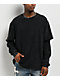 Ninth Hall Fundamentals Black Acid Wash 2fer T-Shirt - Thumbnail image 1 of 6