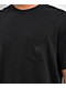 Ninth Hall Fundamentals Black Drop Hem Pocket T-Shirt - Thumbnail image 3 of 3