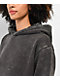 Ninth Hall Fundamentals Black Wash Relaxed Hoodie - Thumbnail image 3 of 4