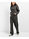 Ninth Hall Fundamentals Black Wash Relaxed Hoodie - Thumbnail image 4 of 4