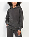 Ninth Hall Fundamentals Black Wash Relaxed Hoodie - Thumbnail image 1 of 4