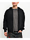 Ninth Hall Fundamentals Black Wash Thermal Zip Hoodie - Thumbnail image 5 of 5