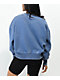 Ninth Hall Fundamentals Blue Wash Relaxed Crewneck Sweatshirt - Thumbnail image 2 of 3