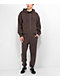 Ninth Hall Fundamentals Brown Boxy Zip Hoodie - Thumbnail image 4 of 4