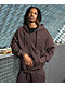 Ninth Hall Fundamentals Brown Boxy Zip Hoodie - Thumbnail image 5 of 5