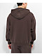 Ninth Hall Fundamentals Brown Boxy Zip Hoodie - Thumbnail image 2 of 4
