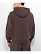 Ninth Hall Fundamentals Brown Wash Boxy Hoodie - Thumbnail image 2 of 5