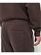 Ninth Hall Fundamentals Brown Wash Relaxed Sweatpants - Thumbnail image 5 of 6