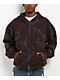 Ninth Hall Fundamentals Brown Wash Zip Hoodie - Thumbnail image 1 of 5