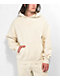 Ninth Hall Fundamentals Cream Distressed Boxy Hoodie - Thumbnail image 1 of 6