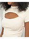 Ninth Hall Fundamentals Cuddie Birch Cut Out Crop T-Shirt - Thumbnail image 2 of 2