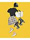 Ninth Hall Fundamentals Cuddie Black Cut Out Crop T-Shirt - Thumbnail image 5 of 5