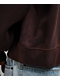 Ninth Hall Fundamentals Dark Brown Wash Oversized Hoodie - Thumbnail image 5 of 5