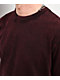 Ninth Hall Fundamentals Dark Red Static Wash T-Shirt - Thumbnail image 2 of 4