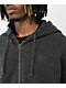 Ninth Hall Fundamentals Distressed Ash Boxy Zip Hoodie - Thumbnail image 3 of 5