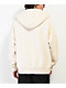 Ninth Hall Fundamentals Distressed Cream Boxy Zip Hoodie - Thumbnail image 2 of 4