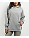Ninth Hall Fundamentals Geena Heather Grey Oversized Hoodie - Thumbnail image 1 of 4